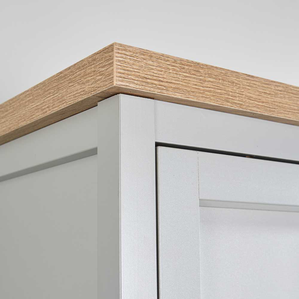 Home Source Avon 2 Door Grey Wardrobe Image 5