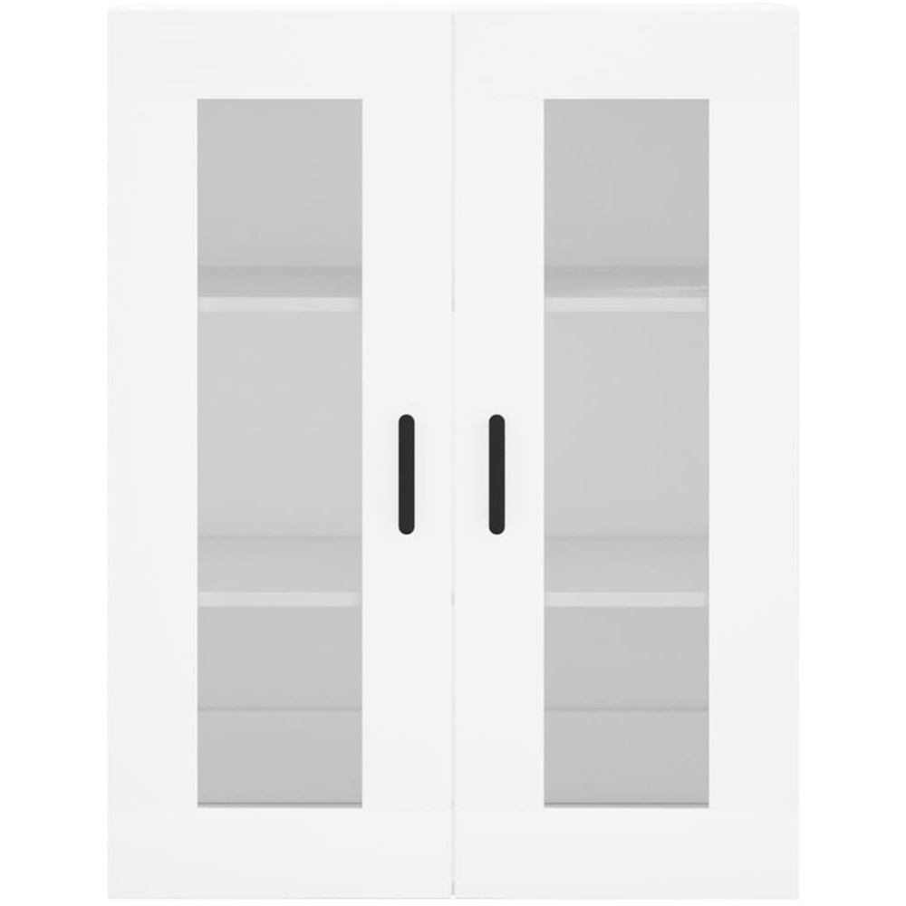 vidaXL 4 Door 3 Shelf White Highboard Image 6