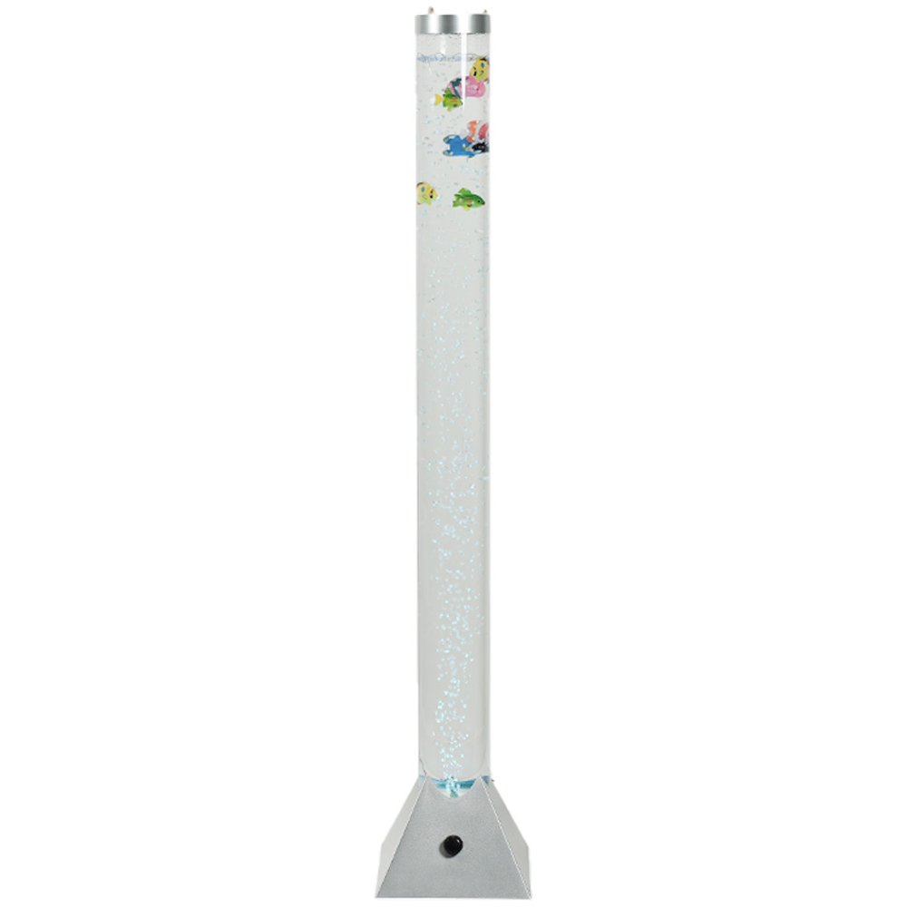 ValueLights Bubble LED Fish Lamp with Silver Base 90cm Image 1