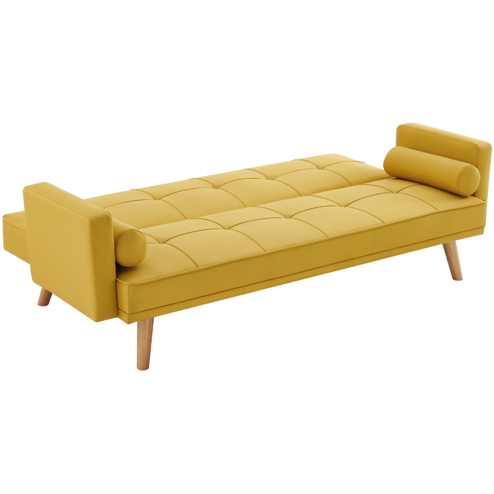 Home Detail Sarnia Small Double Sleeper Mustard Sofa Bed Image 4