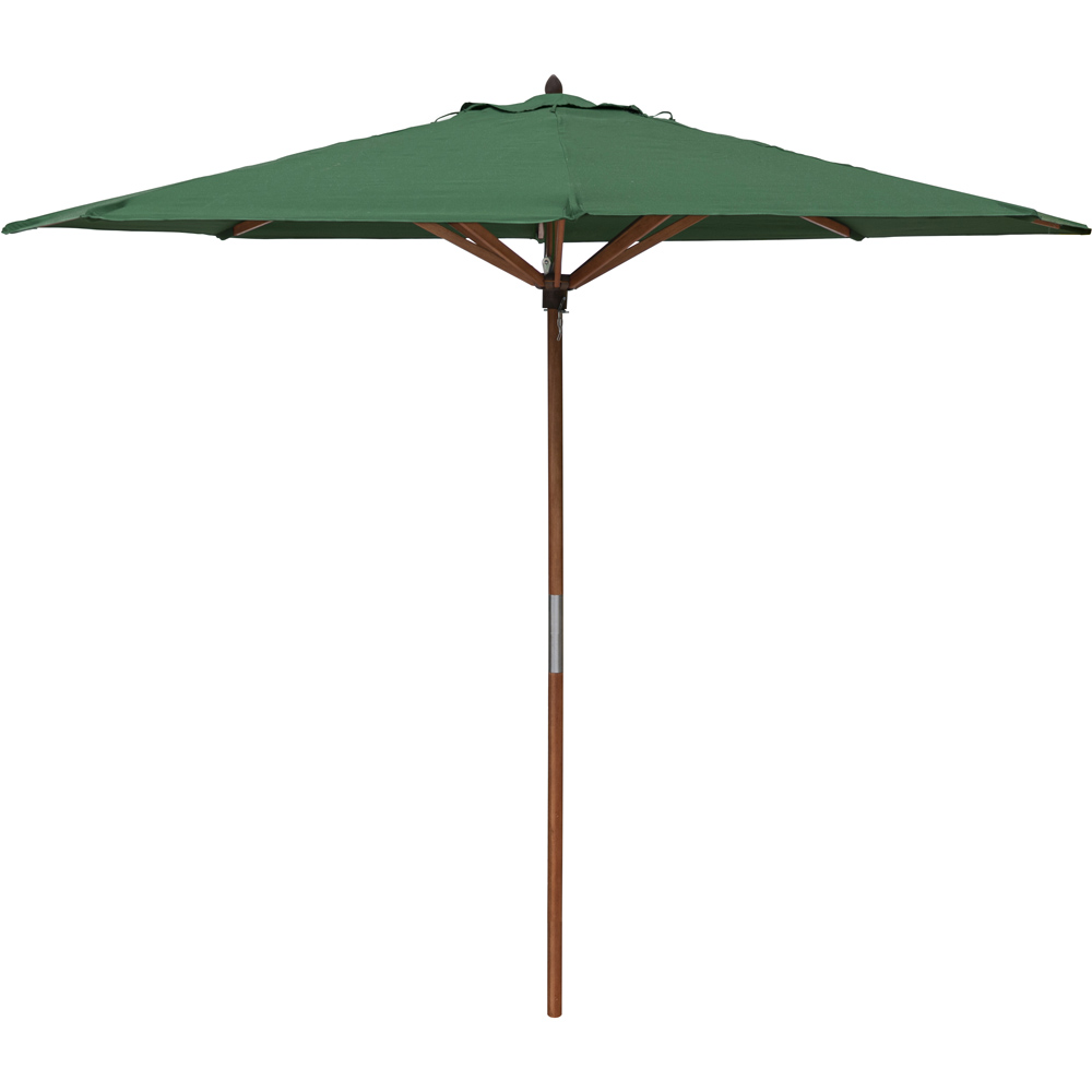 Rowlinson Square Picnic Table Set with Green Parasol Image 4