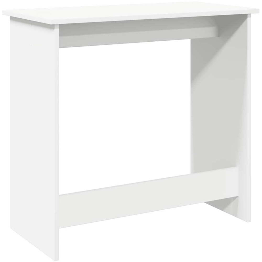vidaXL Office Desk Concrete White Image 5