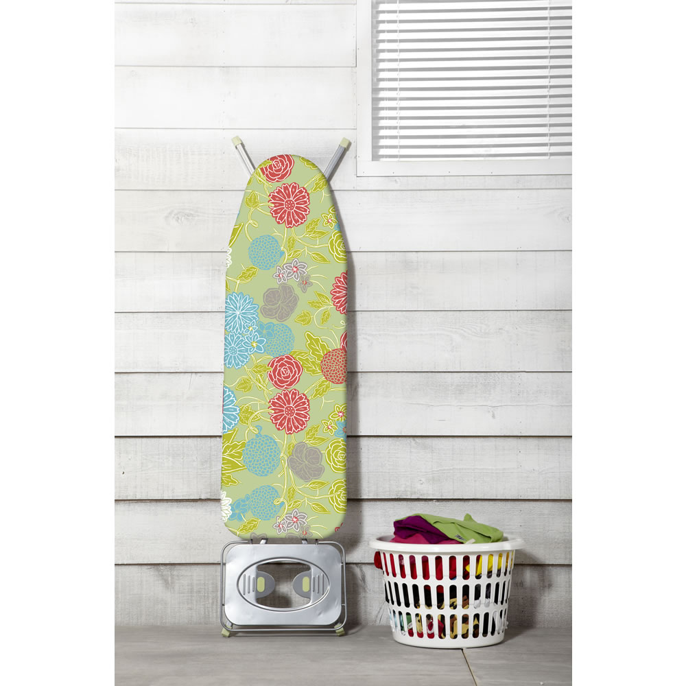 JML Ultimate Fast Fit Ironing Board Cover Flower Design Image 3