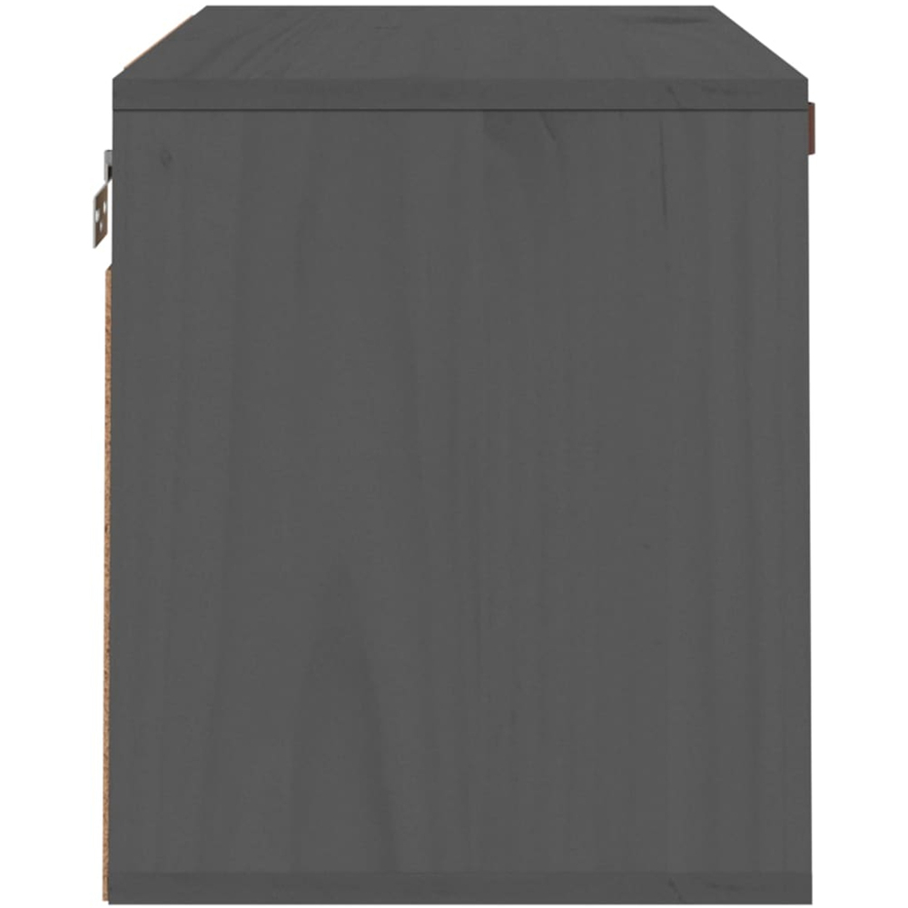 vidaXL Single Door Grey Wall Cabinet Image 4