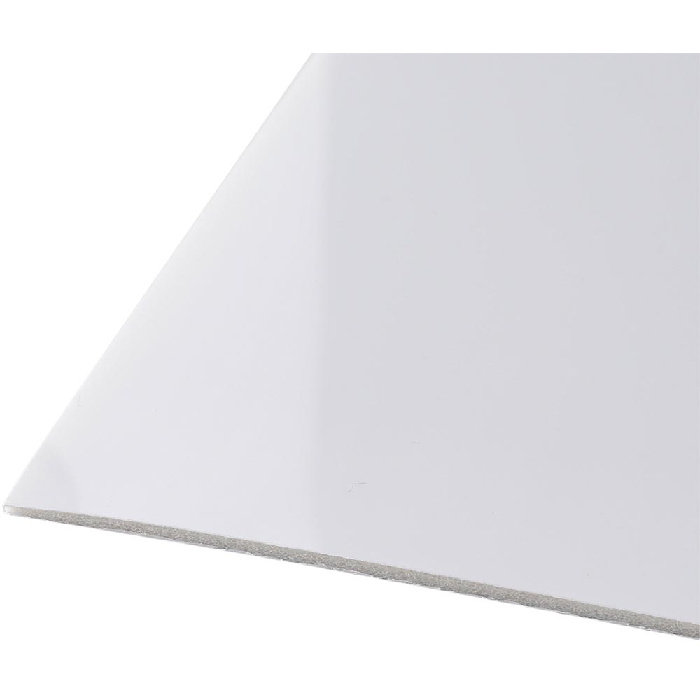 Living and Home White Marble Waterproof Wall Tile Sticker 60 x 30cm 10 Pack Image 6