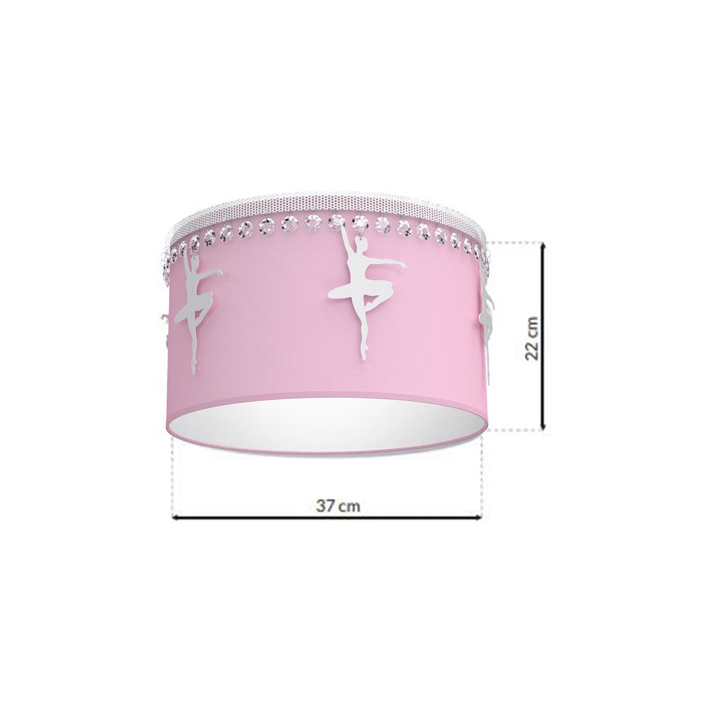 Milagro Baletnica Pink Ceiling Lamp 230V Image 6