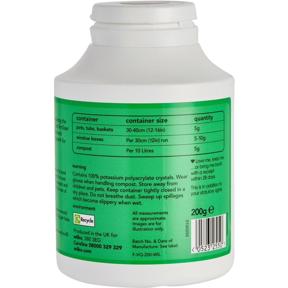 Wilko Water Gel Crystals 200g Wilko