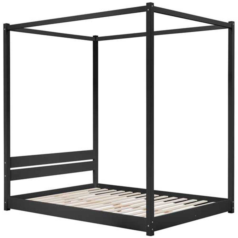 Darwin Double Black Four Poster Bed Image 2