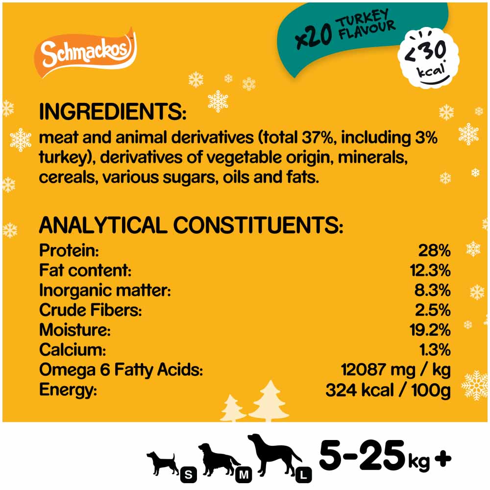 Pedigree Schmackos Turkey Flavour Dog Treats 20 Pack Image 7