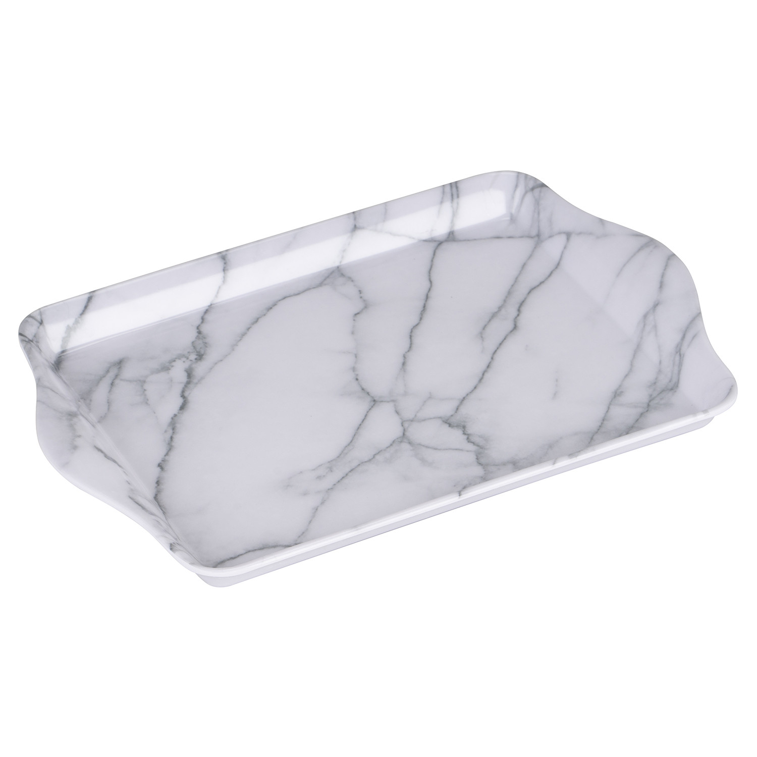 White Marble Mini Trinket Tray Image 2