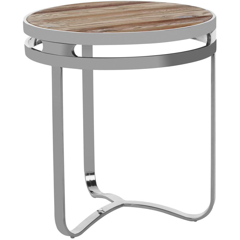 Premier Housewares Richmond Natural Round Side Table Image 3