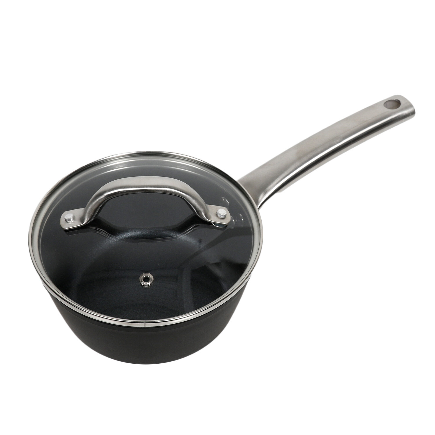 Kitchen Master Forged Aluminium Pan - Black / 16cm | Wilko