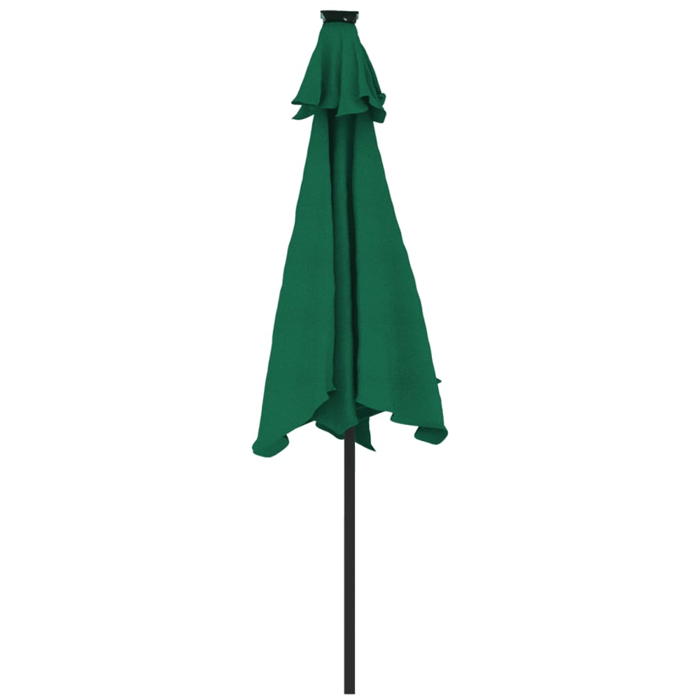 vidaXL Green Garden Parasol with Steel Pole 2.25m Image 5