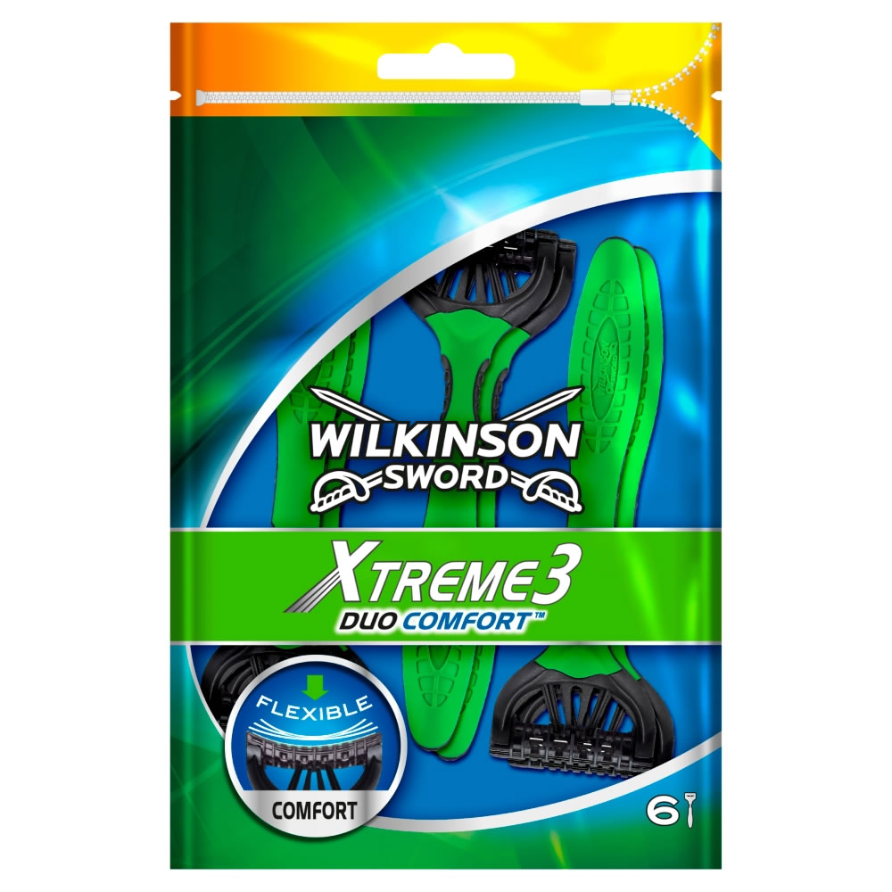Wilkinson Sword Xtreme 3 Men's Razor 6 pack Image 1