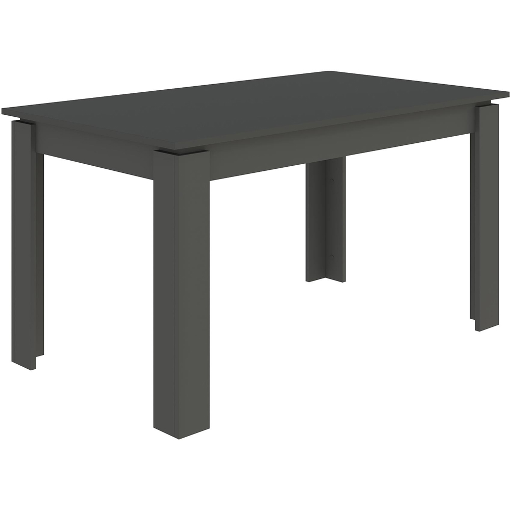 Decortie Tolmen 6 Seater Anthracite Dining Table Image 2