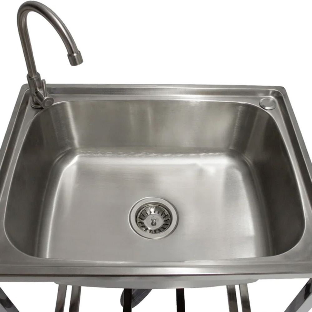 MonsterShop Stainless Steel Camping Sink Image 4