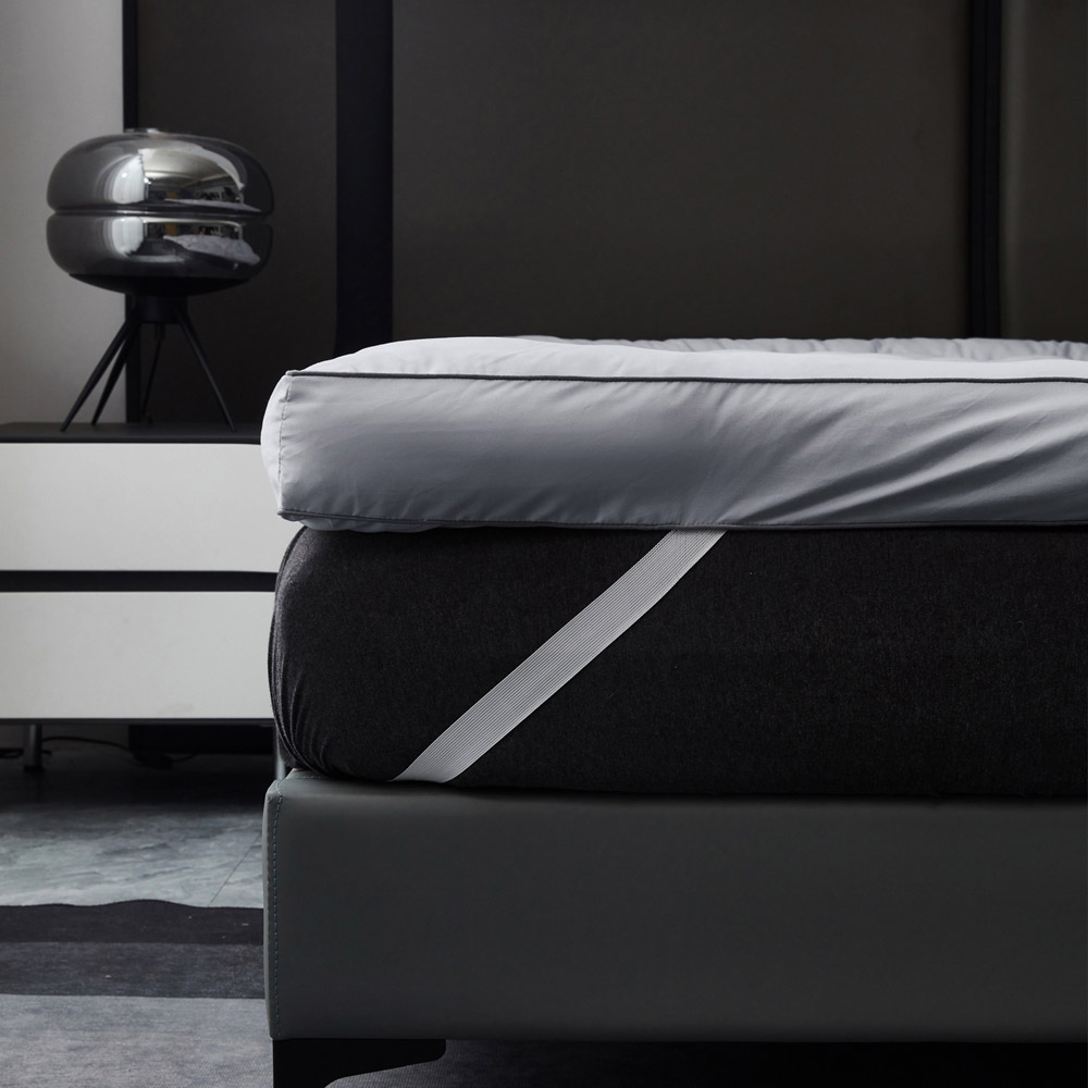 Ezysleep King Size Shredded Memory Foam Mattress Topper 4 inch Image 3