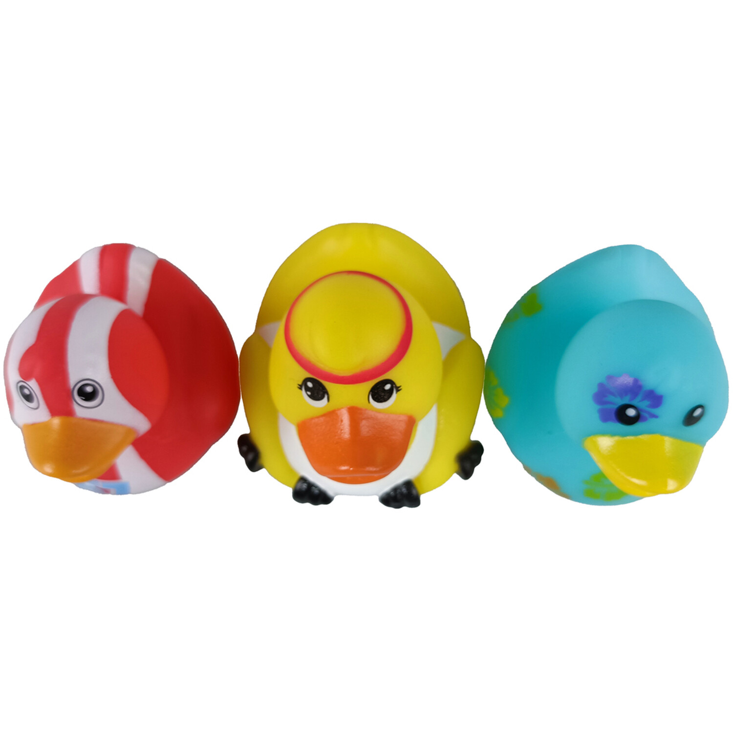 Set of 3 Novelty Ducks - Multicolour Image 2