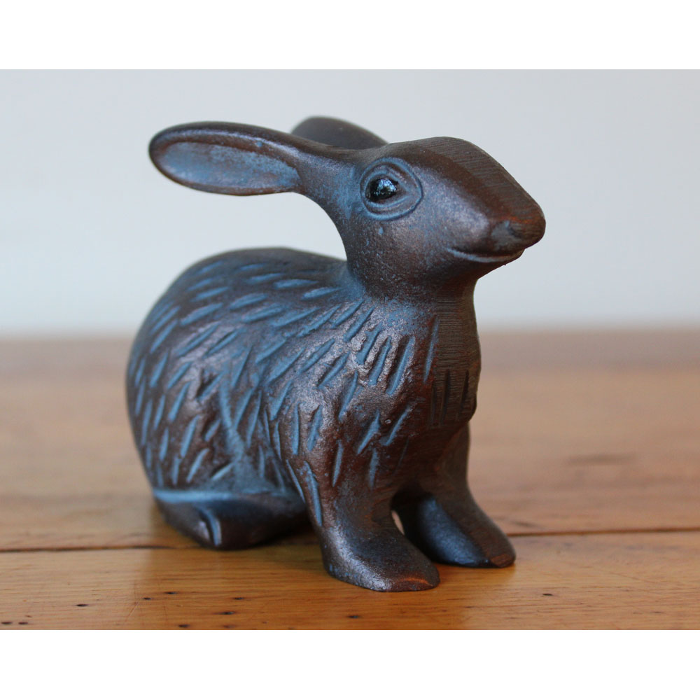 Inspirational Gifting Baby Rabbit Polystone Resin Garden Ornament Image 6