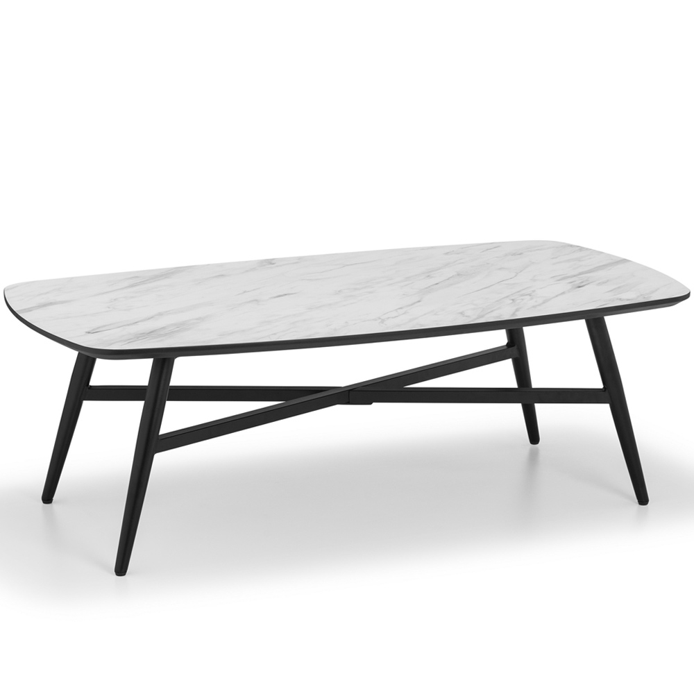 Julian Bowen Caruso Marble Effect Coffee Table Image 2