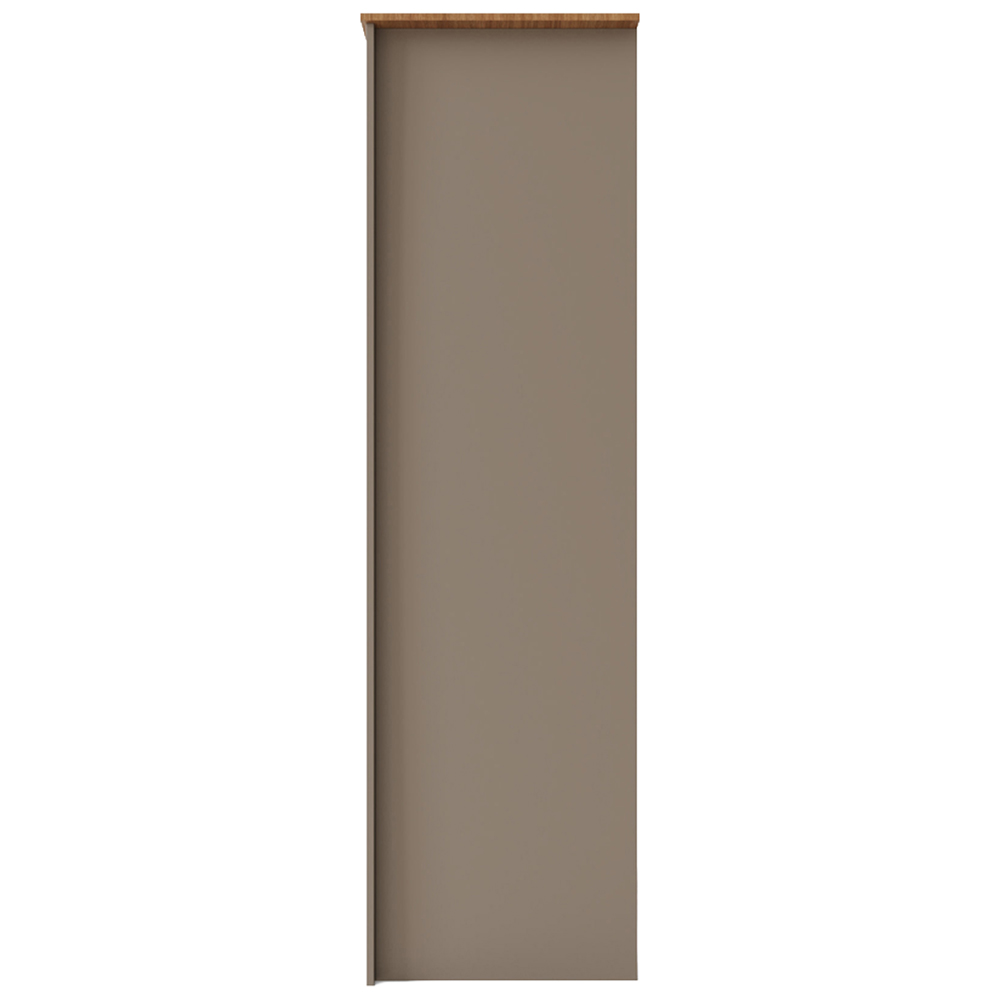 GFW Lancaster 2 Door 4 Shelf Grey Wardrobe Image 7