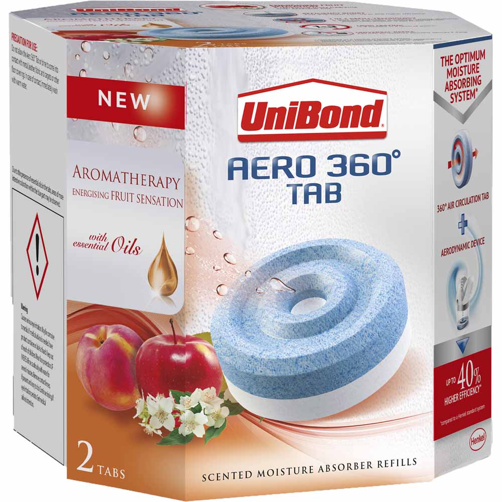 Unibond 450g Aero 360 Fruit Sensation Refill 2 Pack Image 1