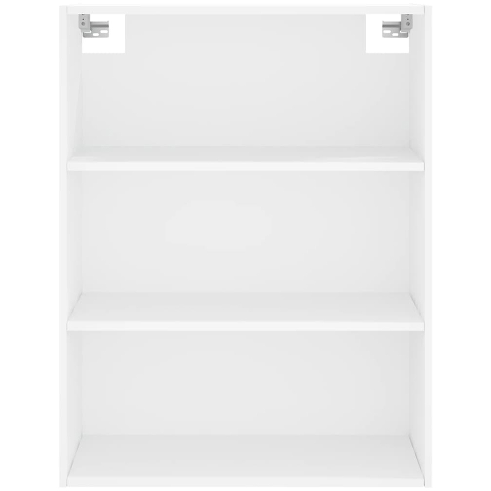 vidaXL Single Glass Door 3 Drawer 3 Shelf White Highboard Image 6