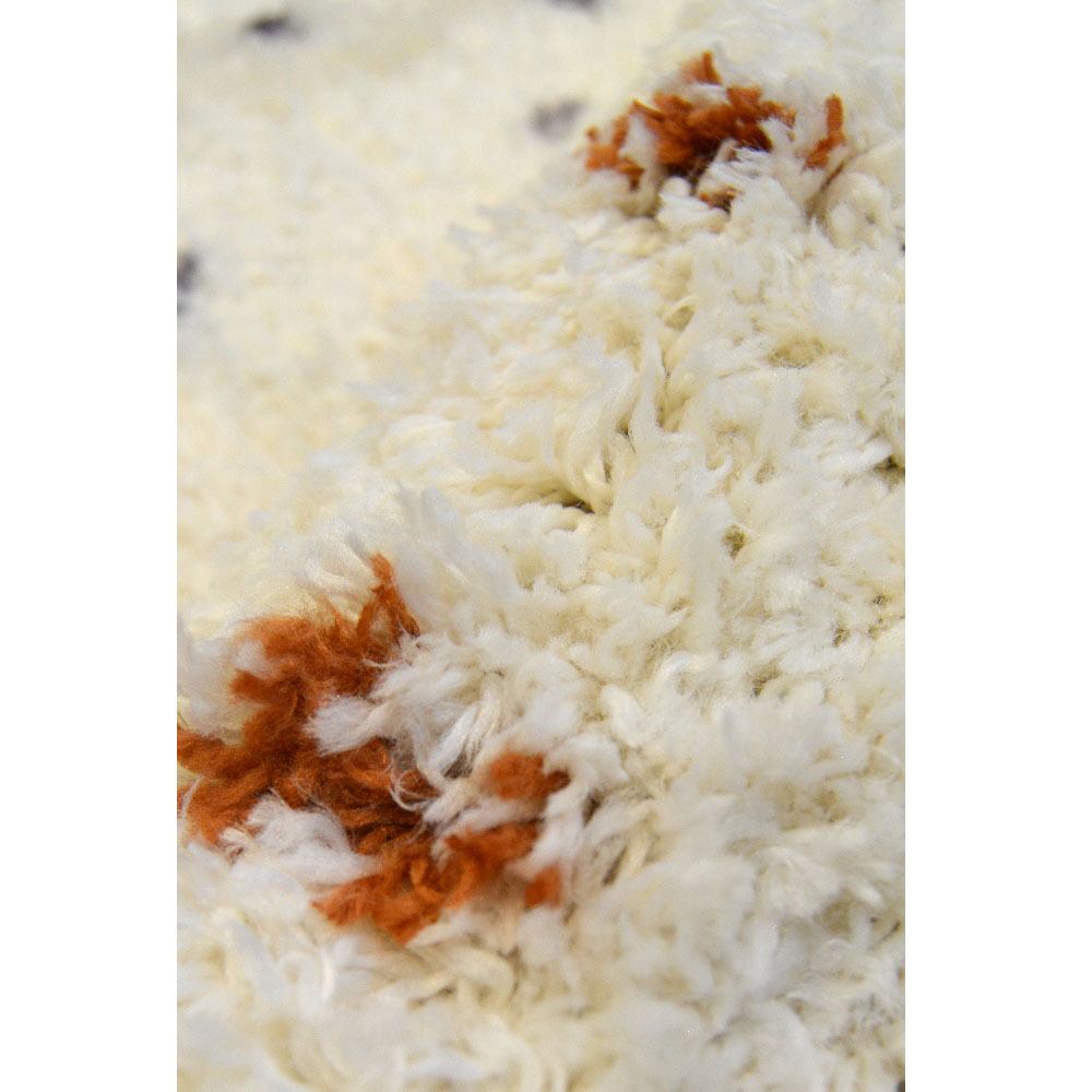 Homemaker Multicolour Snug Grad Spot Shaggy Rug 100cm Image 2