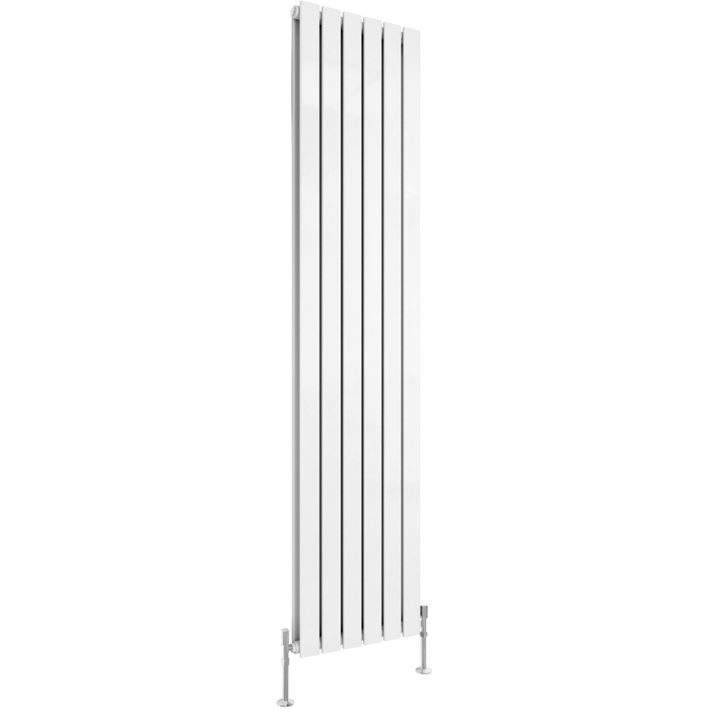 Stech Homes 4871 BTU White Double Panel Vertical Flat Radiator 1800 x 408mm Image 1