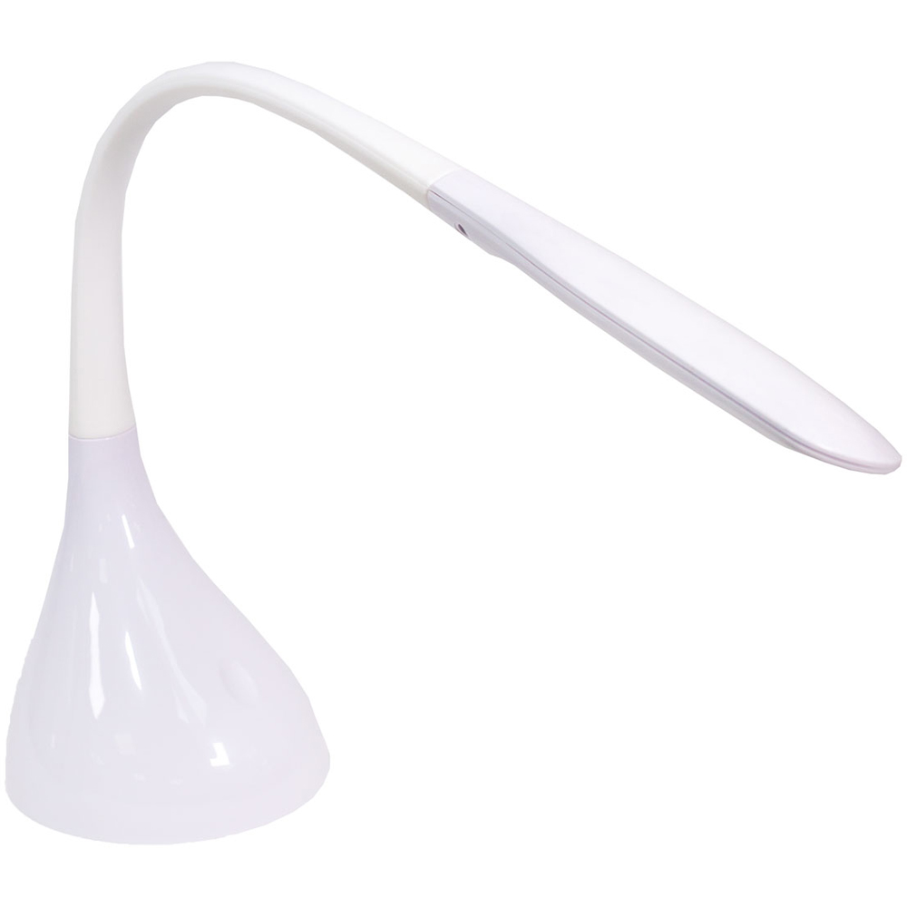 Sewing Online SO1274 White Curvy LED Lamp with Flexible Neck and Dimmer Image 3