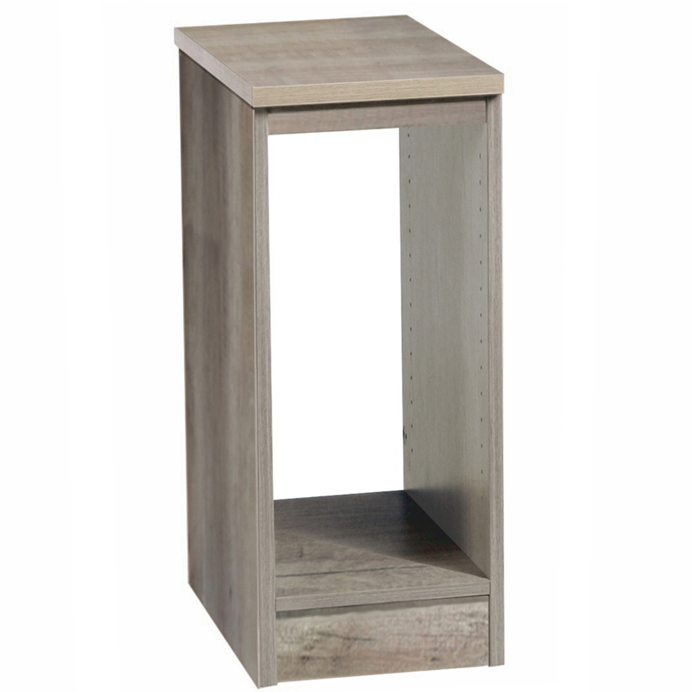 R White Cabinets Desktop Tower Storage Grey Image 2