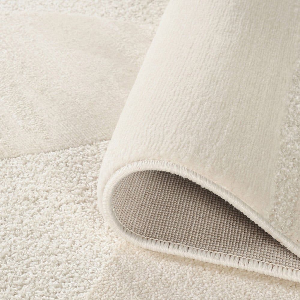 Desire Rugs Hamilton Cream Abstract Motif Rug 60 x 220cm Image 4