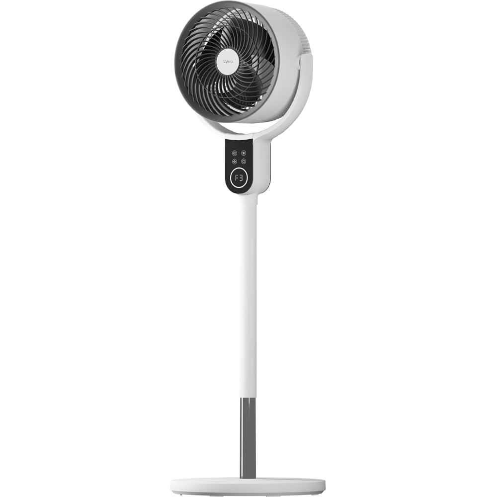 Vybra White Edition Oscillator Pedestal Fan 20 inch Image 6
