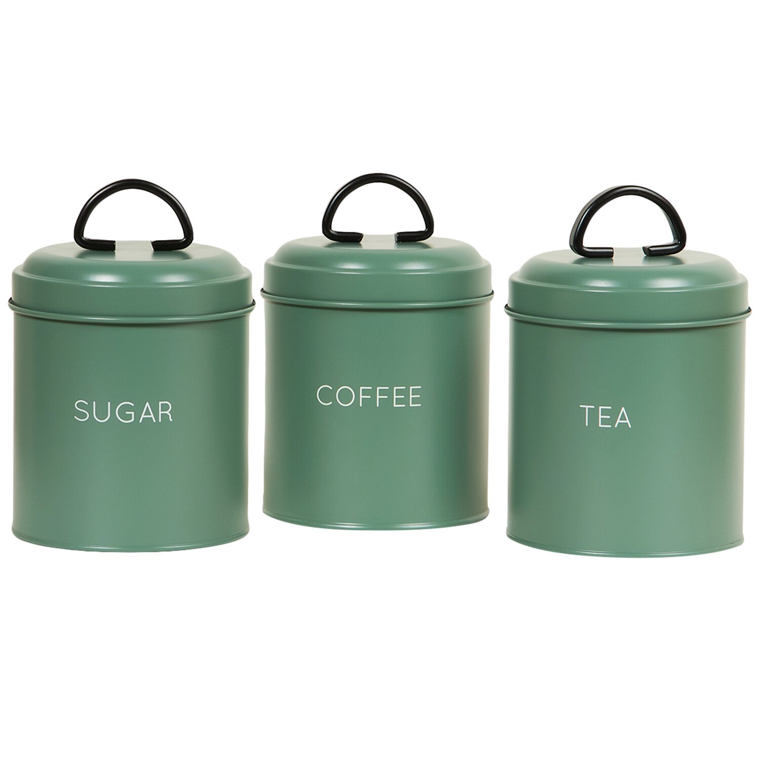 3 Piece Canister Set - Green Image 3