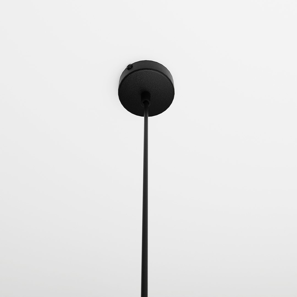 Emibig Istar Single Light Graphite Shade Black E27 Ceiling Pendant Light Image 4