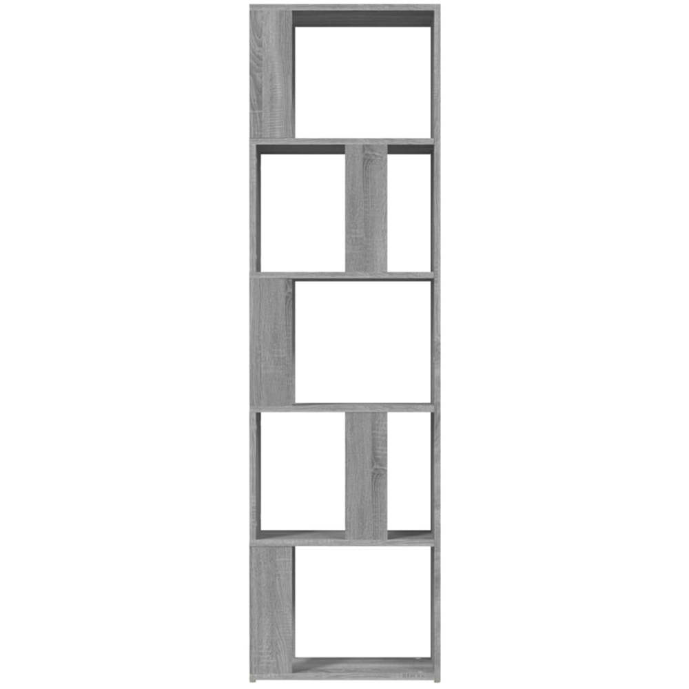 vidaXL 7 Shelf Grey Sonoma Oak Bookcase Image 3