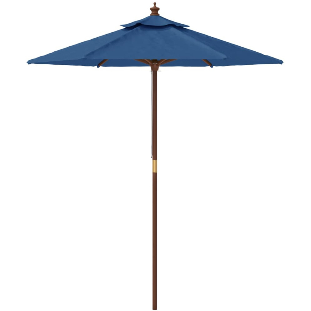 vidaXL Blue Garden Parasol 2.3 x 1.9m Image 3