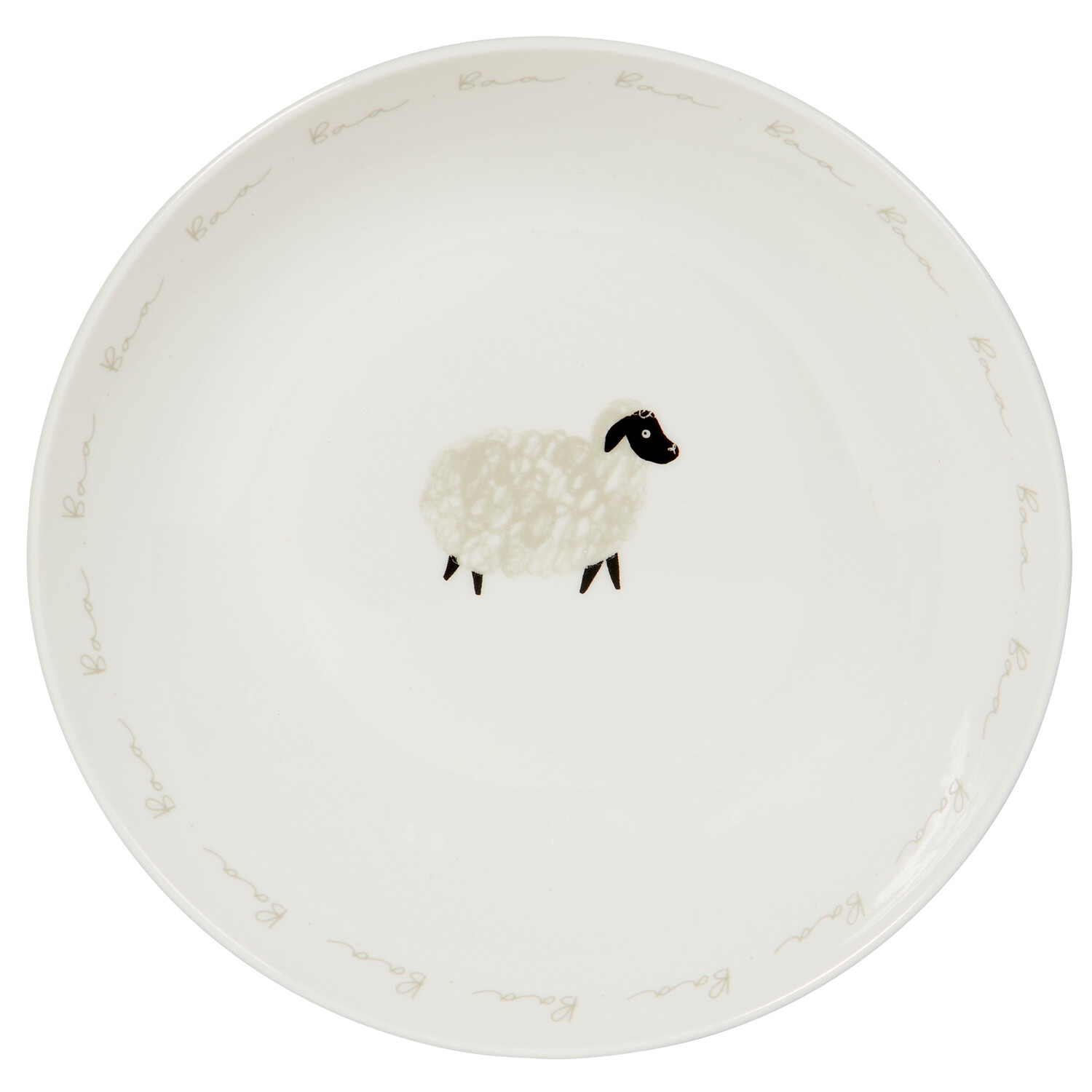 Highland Flock Pasta Bowl - White Image 1