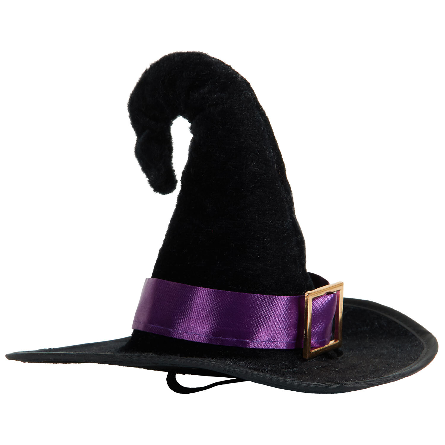 Pet Witch Hat Black and Purple Image 2
