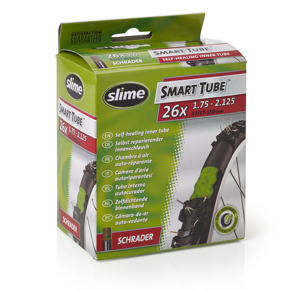 slime schrader bike inner tube