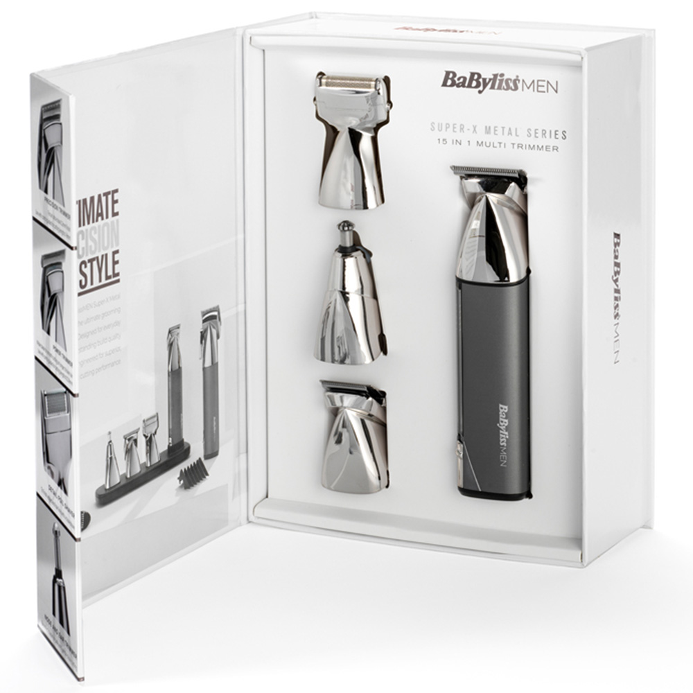 BaByliss For Men Super-X 15-in-1 Metal Series Trimmer Image 3