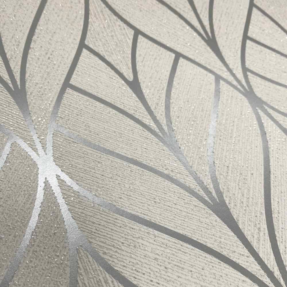 Muriva Blake Wave Cream Wallpaper Image 3