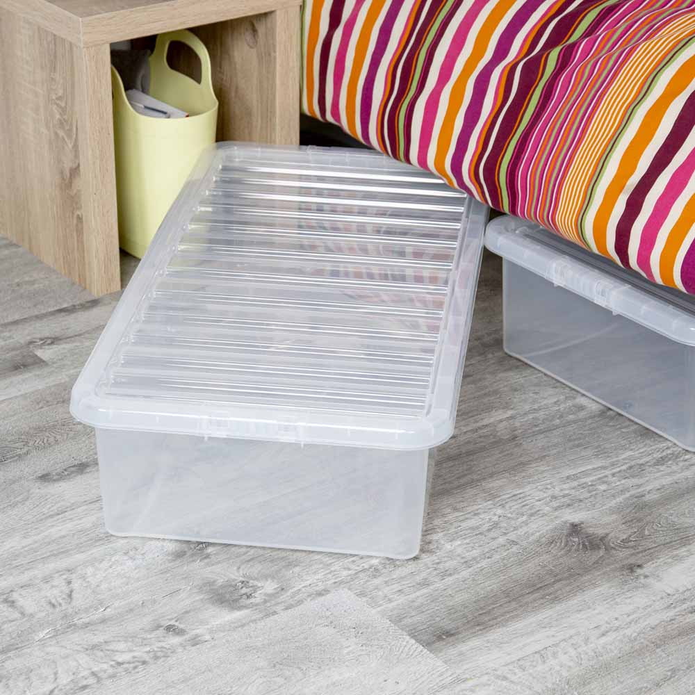 Wham 42L Crystal Storage Box and Lid 5 Pack Image 4