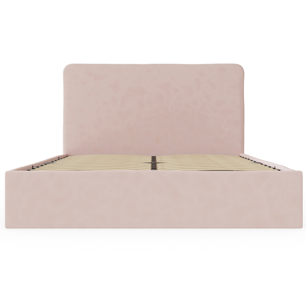 GFW Chiswick Small Double Soft Pink Ottoman Bed with SC Pocket Sprung Mattress Image 4