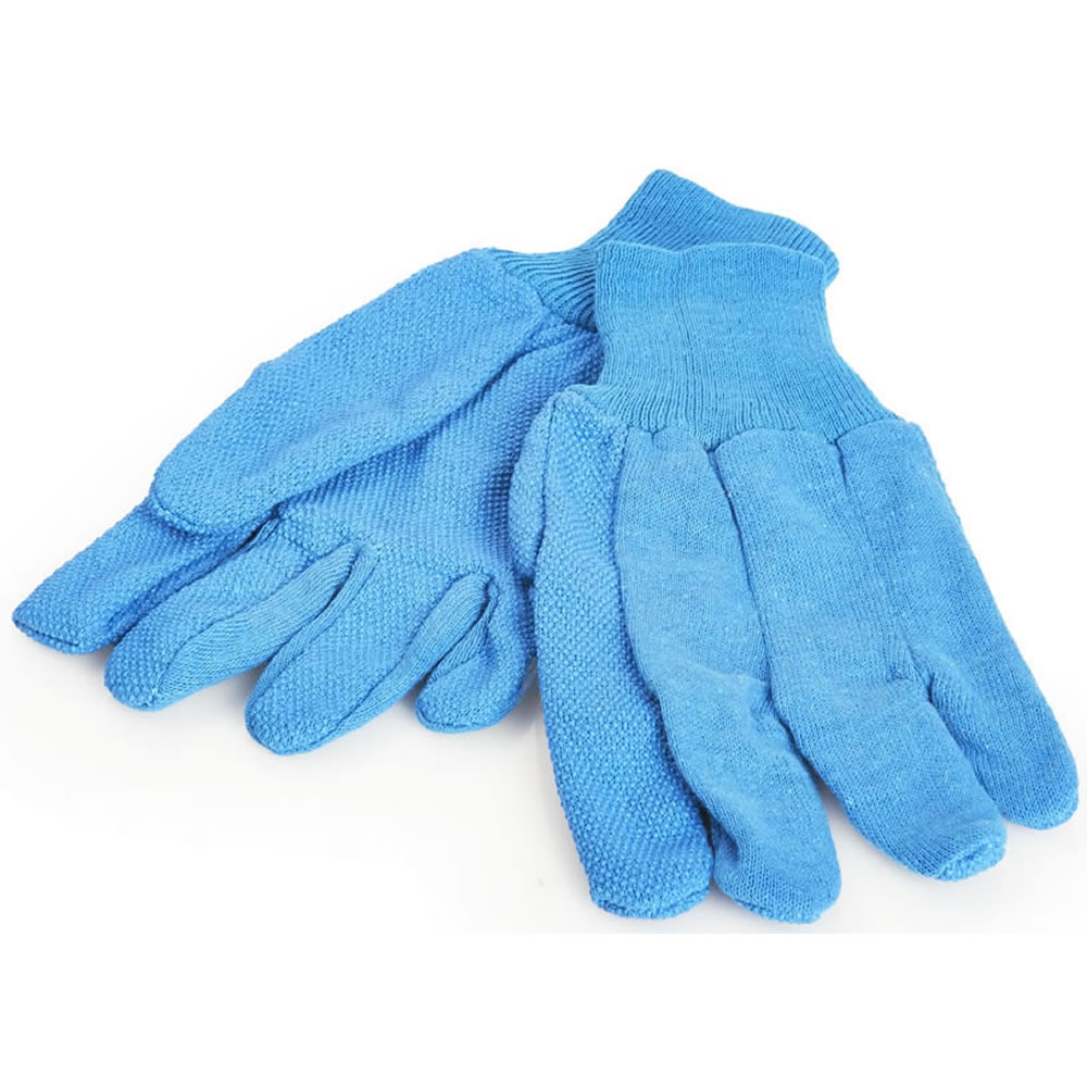 Wilko Size 8 Jersey Garden Gloves 3 pack Image 3