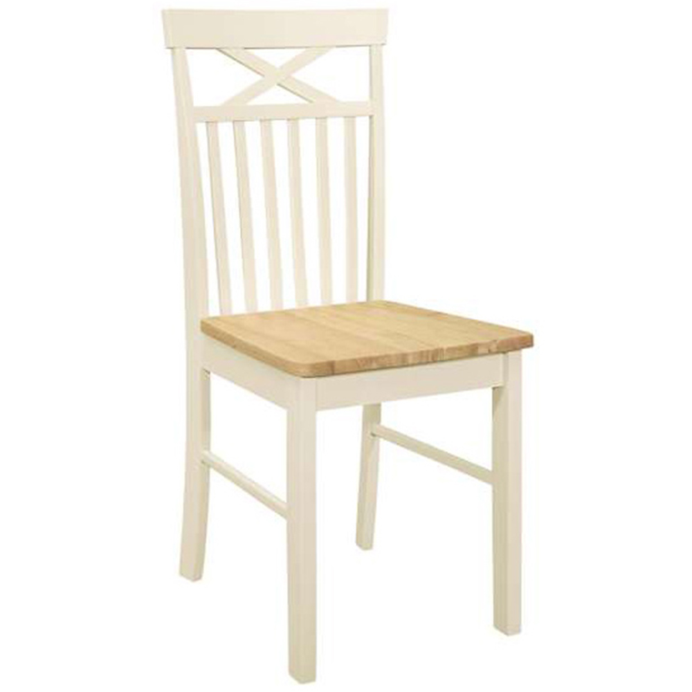 Chatsworth Set of 2 Oak Dining Chair Image 2