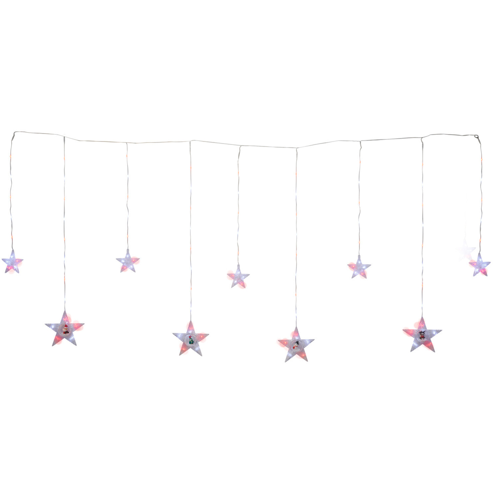 106 LED Christmas Curtain Light Image 9