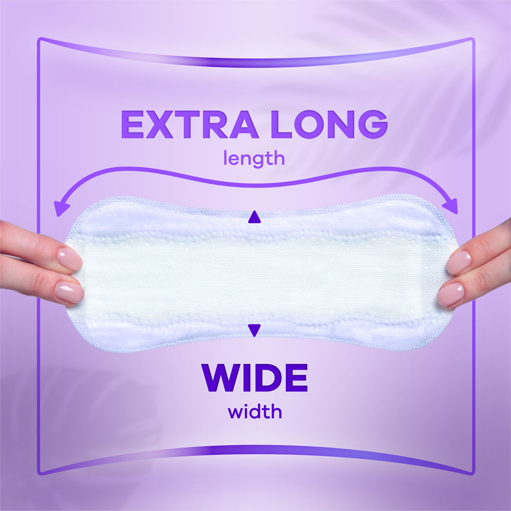 Always Daily Protect Panty Liners Extra Long 48 Pack Image 3