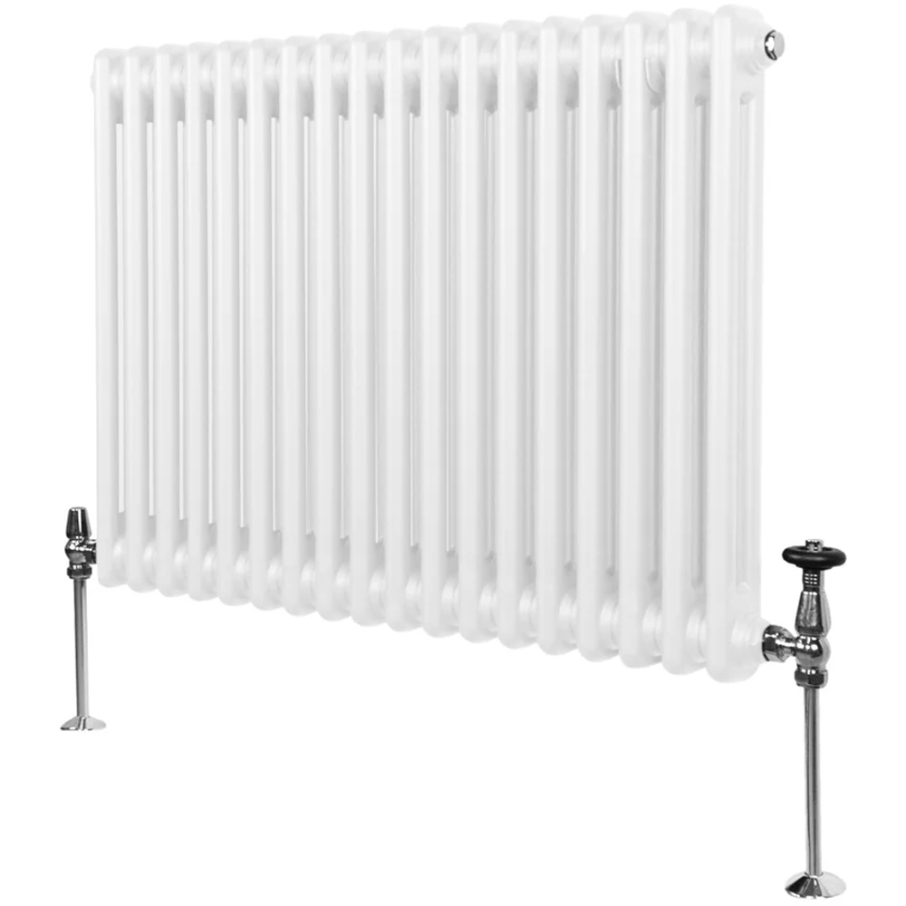 Monster Shop 3499 BTU White Traditional 2 Column Radiator 600 x 832mm Image 3
