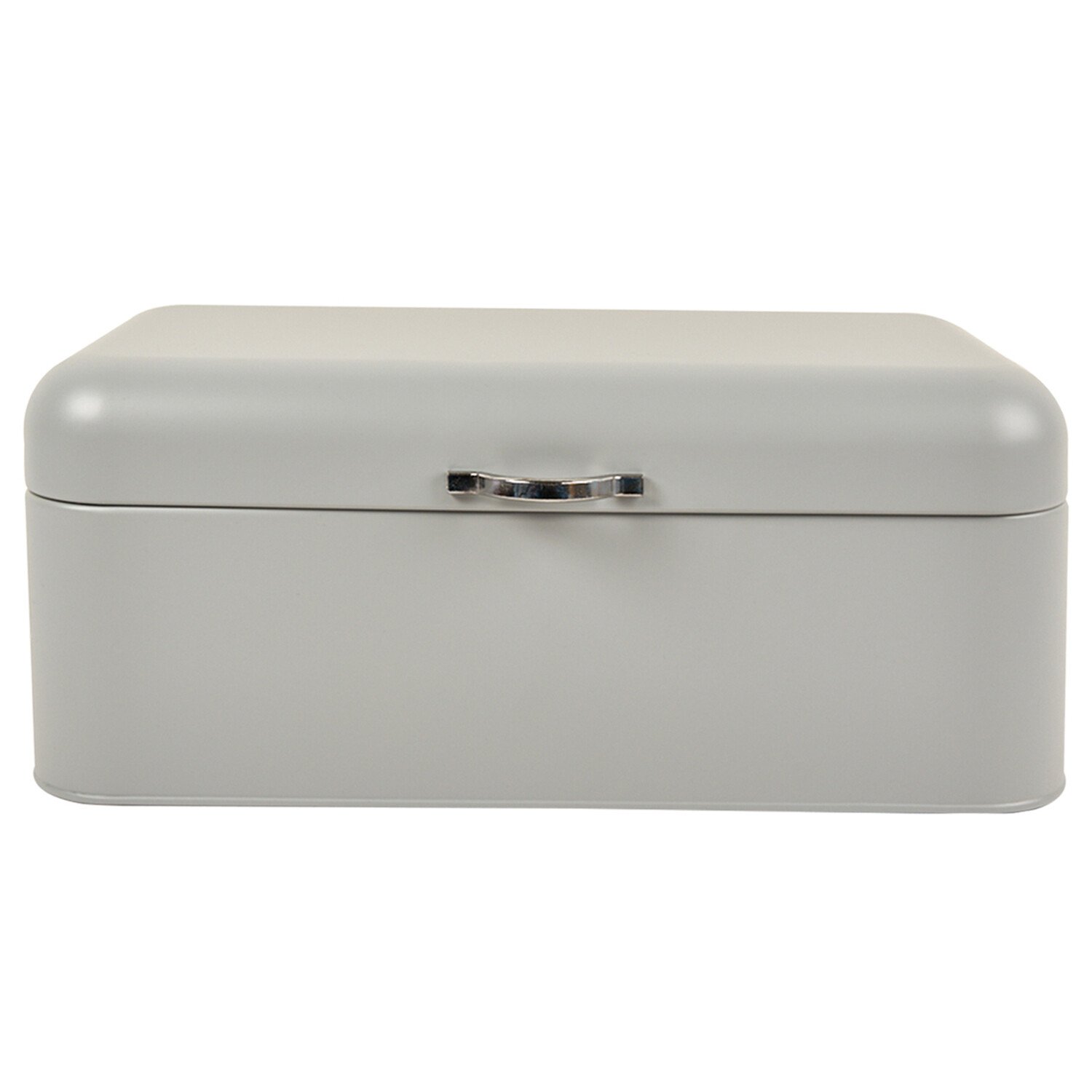 Grey Rectangular Bread Bin - Grey Image 1